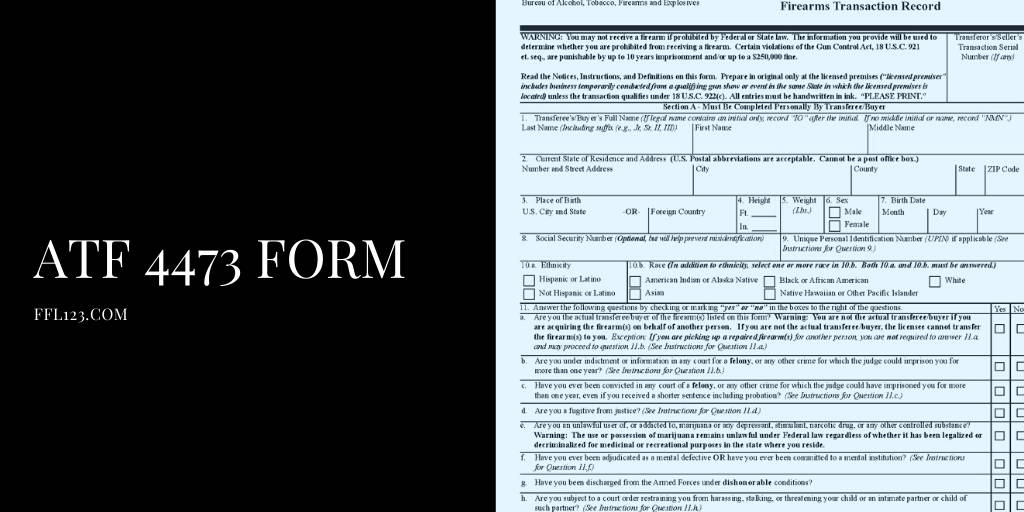 ATF 4473 Form